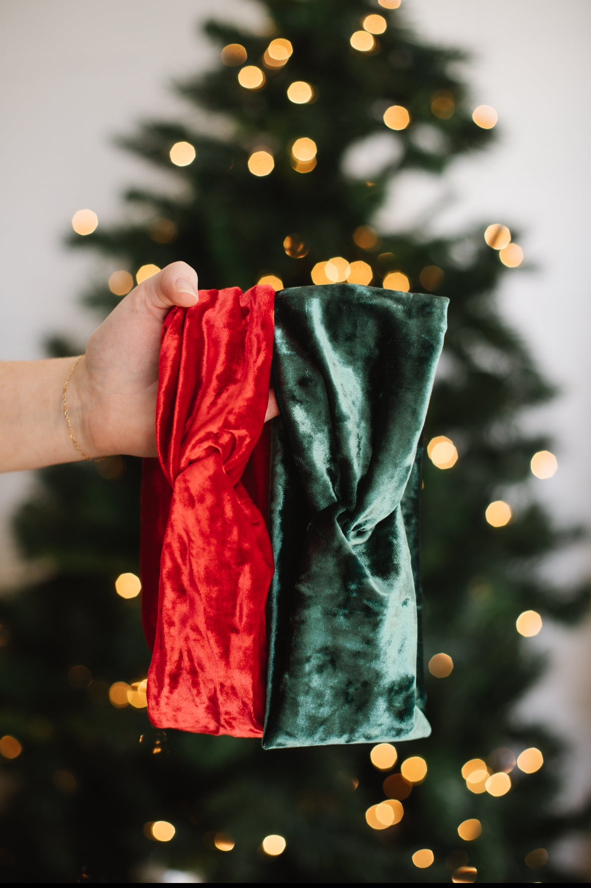 Velvet Christmas Headbands