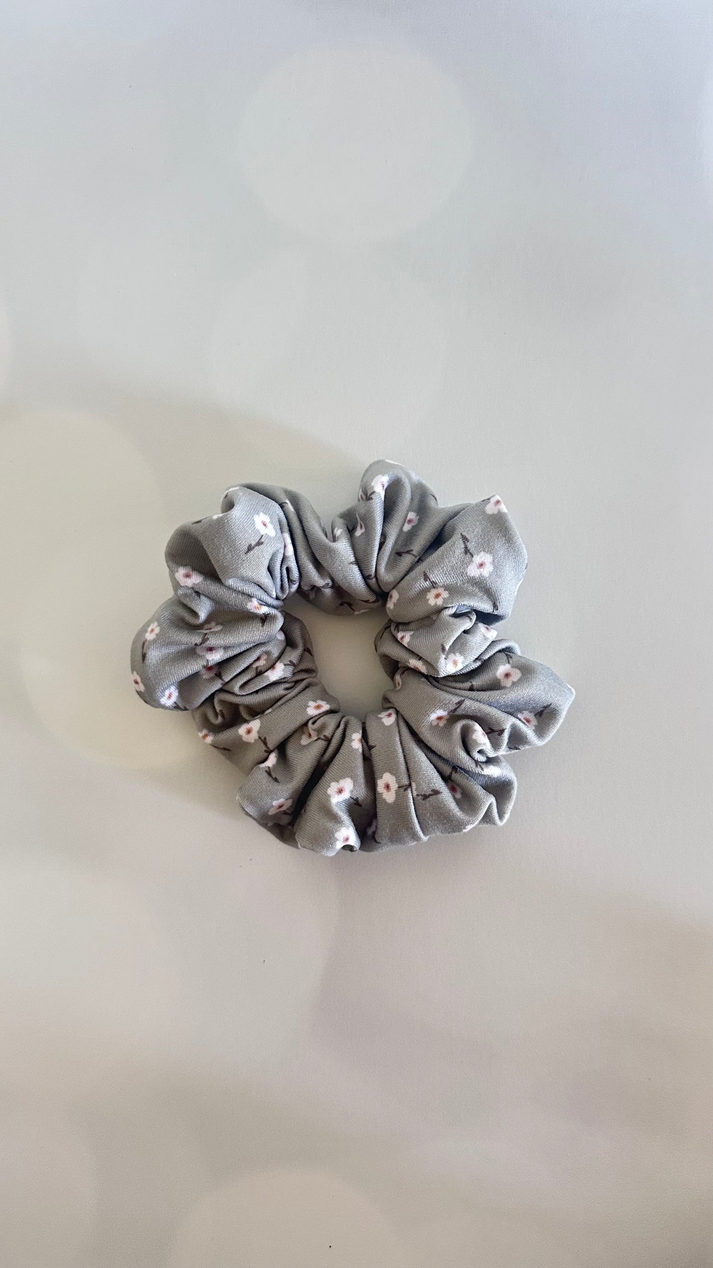 Delicate Floral Scrunchie