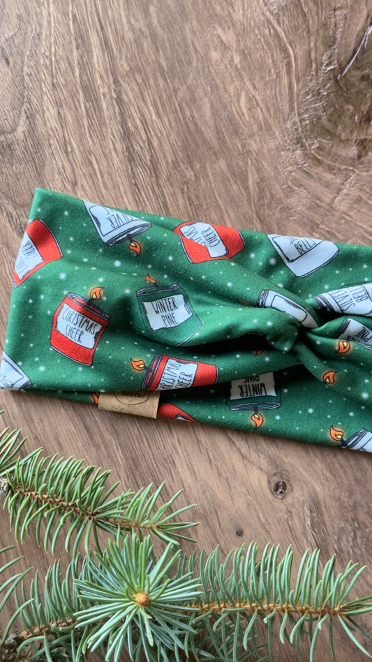 Christmas candles headband