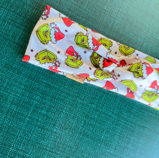 Grinch headband