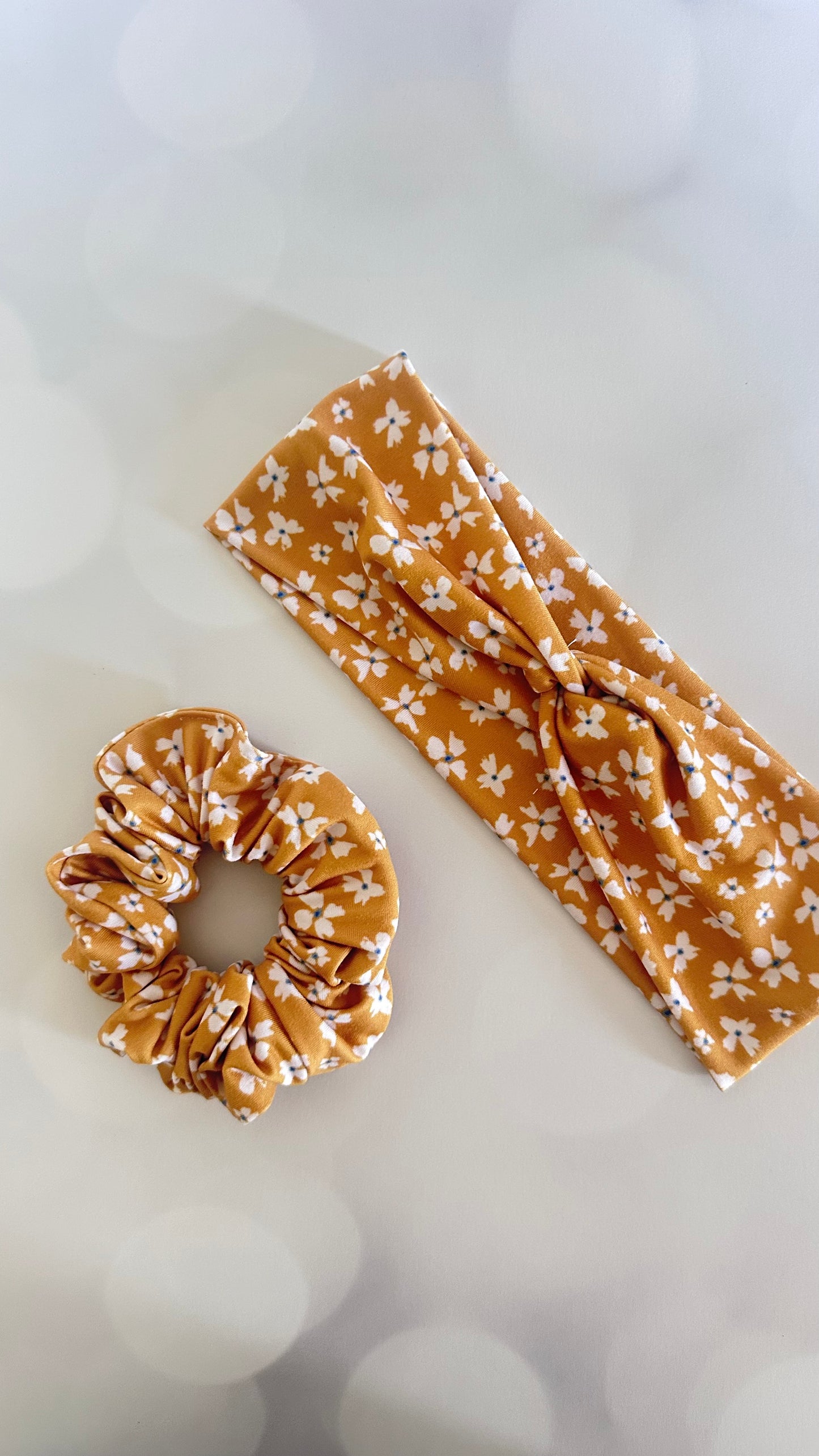 Karen’s Floral Scrunchie