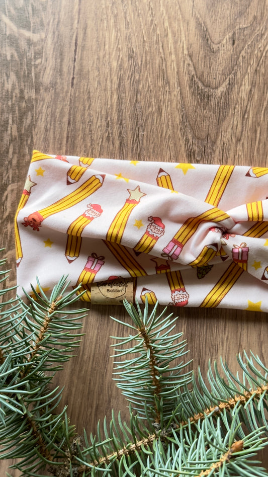 Christmas pencils headband