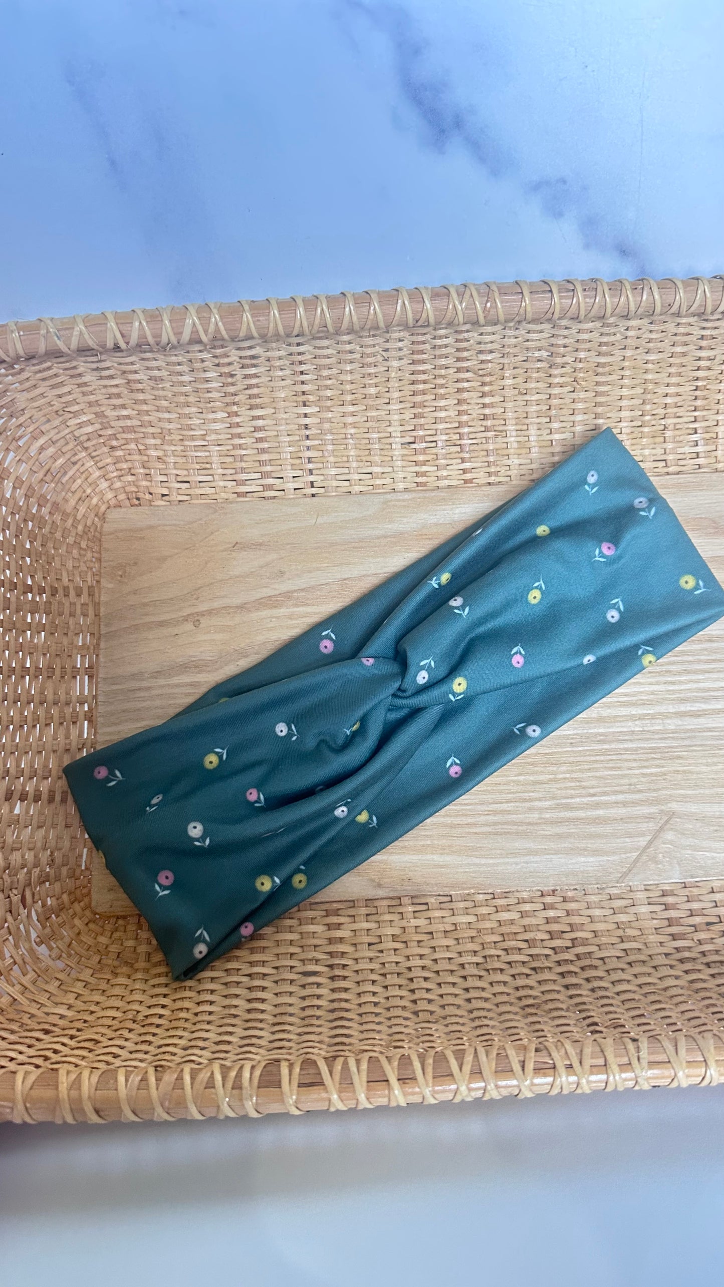 Fuzzy Florals Headband