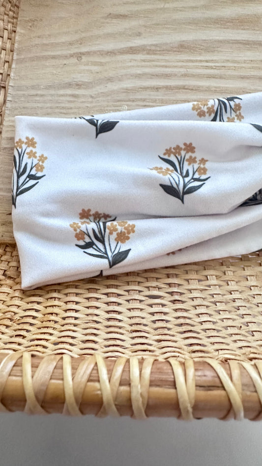 Yellow bouquets Headband