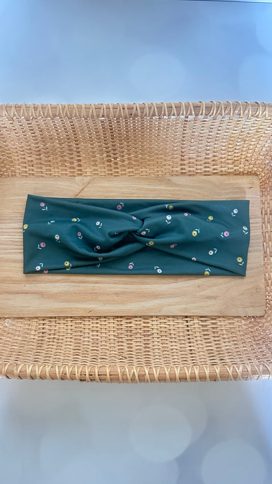 Fuzzy Florals Headband