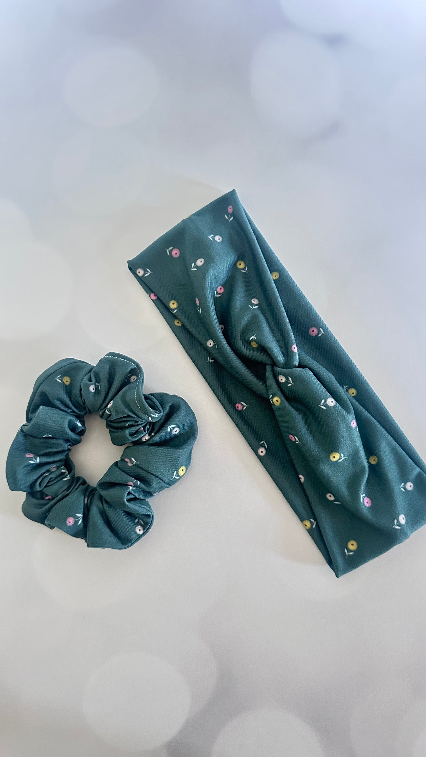 Fuzzy Florals Headband