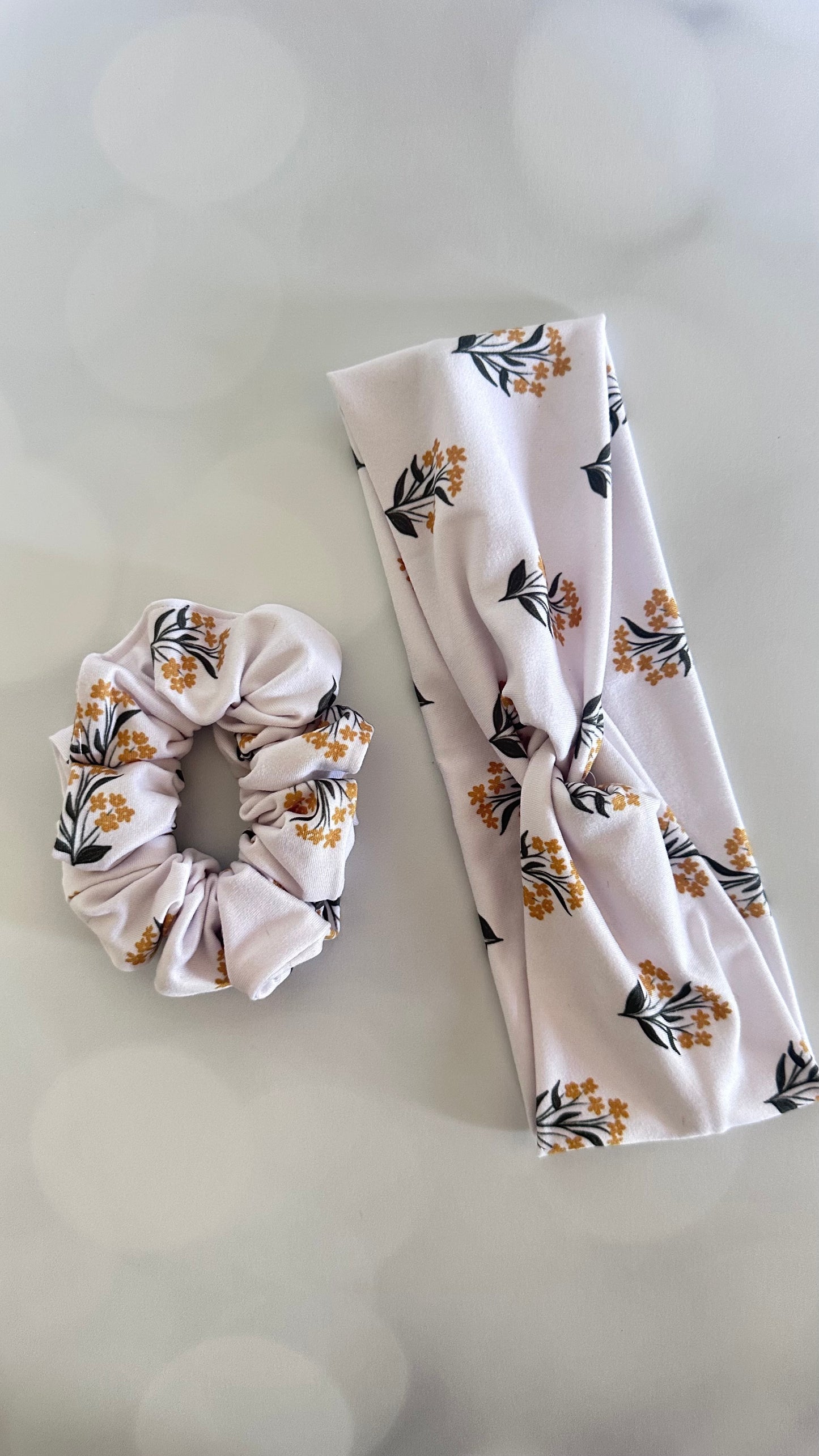 Yellow bouquets Headband