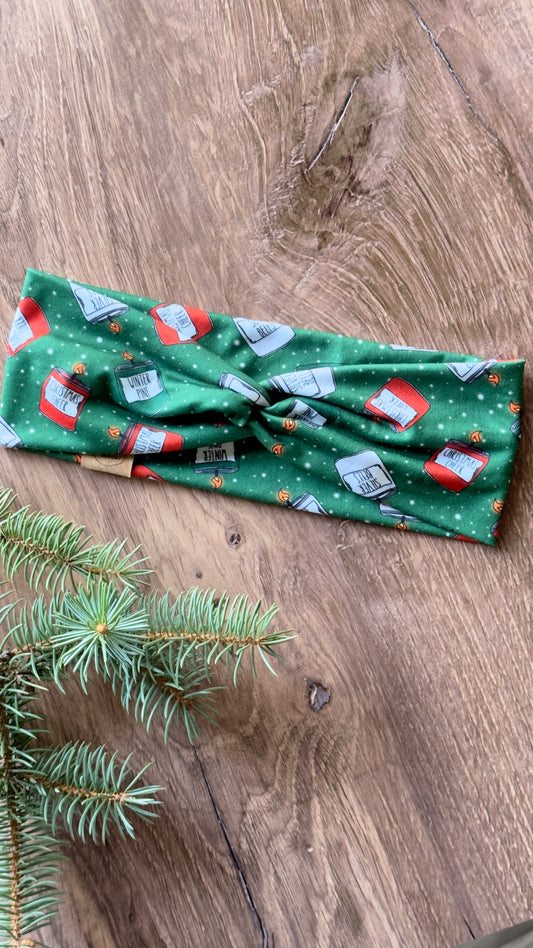 Christmas candles headband