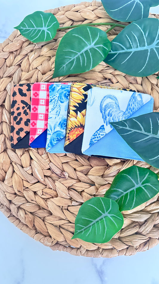 Corner fabric bookmarks