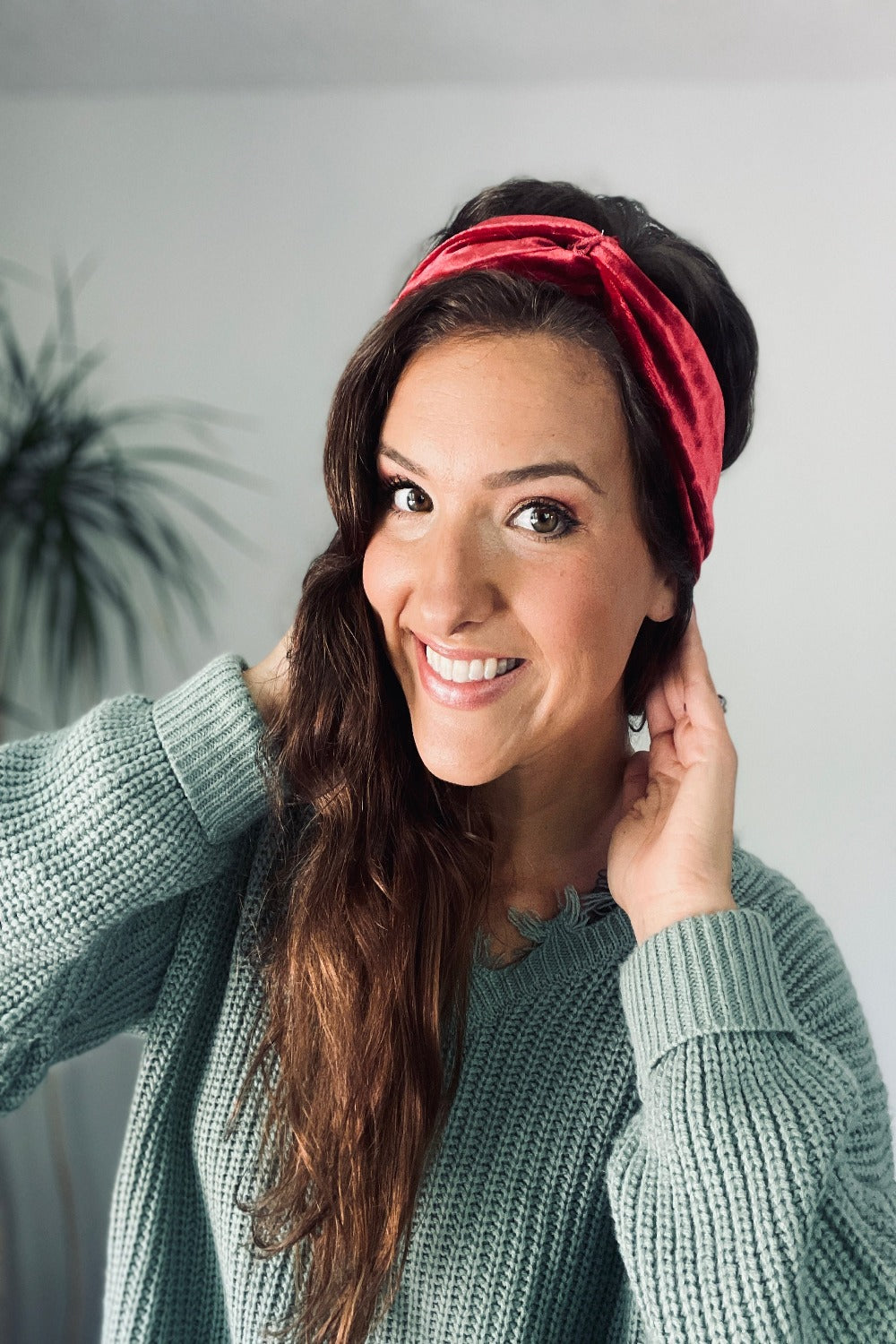 Velvet headbands, multiple color options