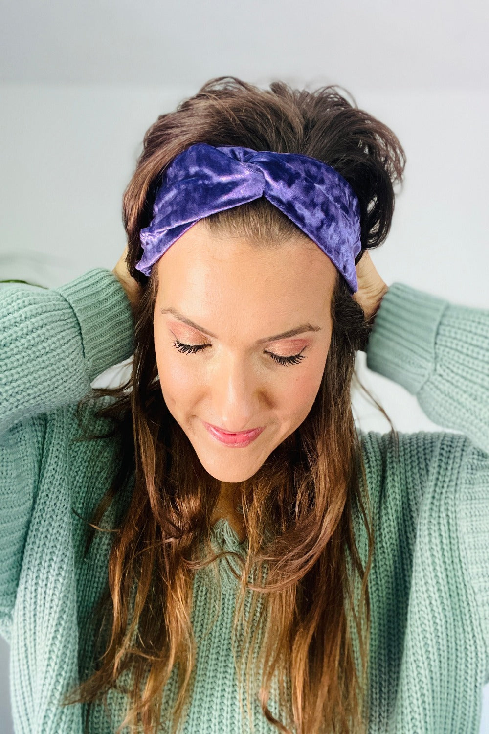 Velvet headbands, multiple color options