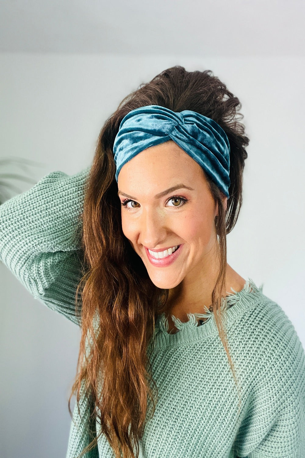 Velvet headbands, multiple color options