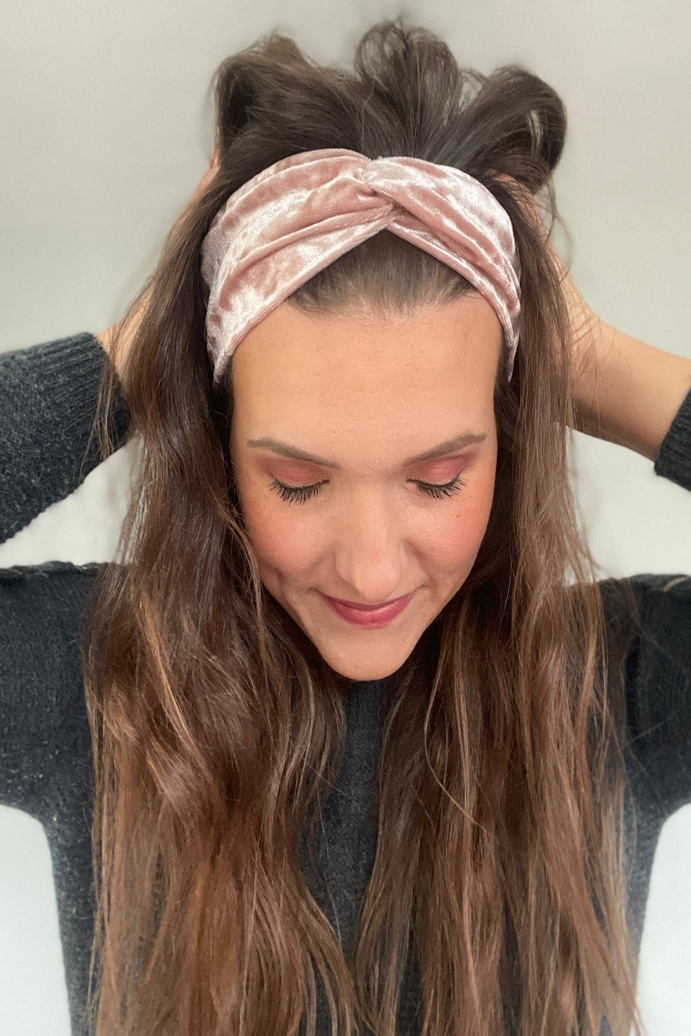 Velvet headbands, multiple color options