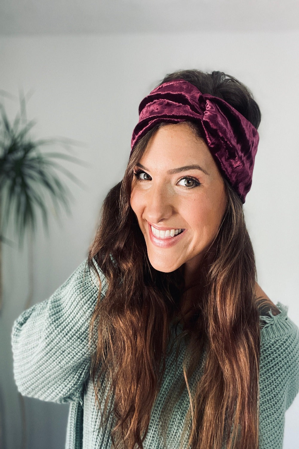 Velvet headbands, multiple color options