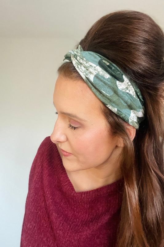 Splatter Camouflage Headband