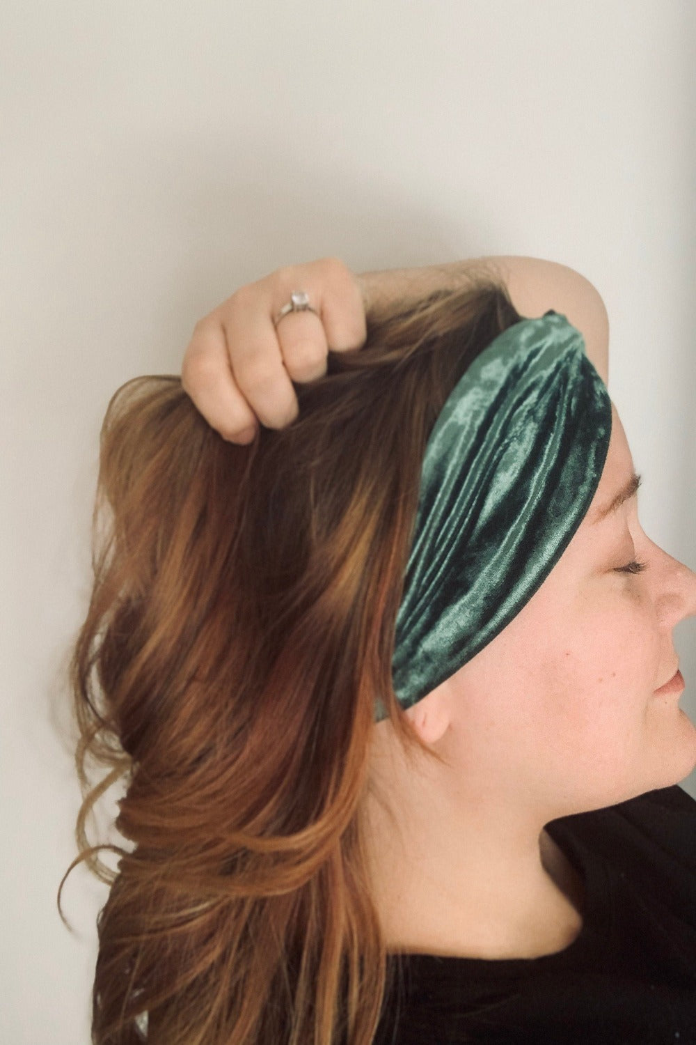 Velvet headbands, multiple color options