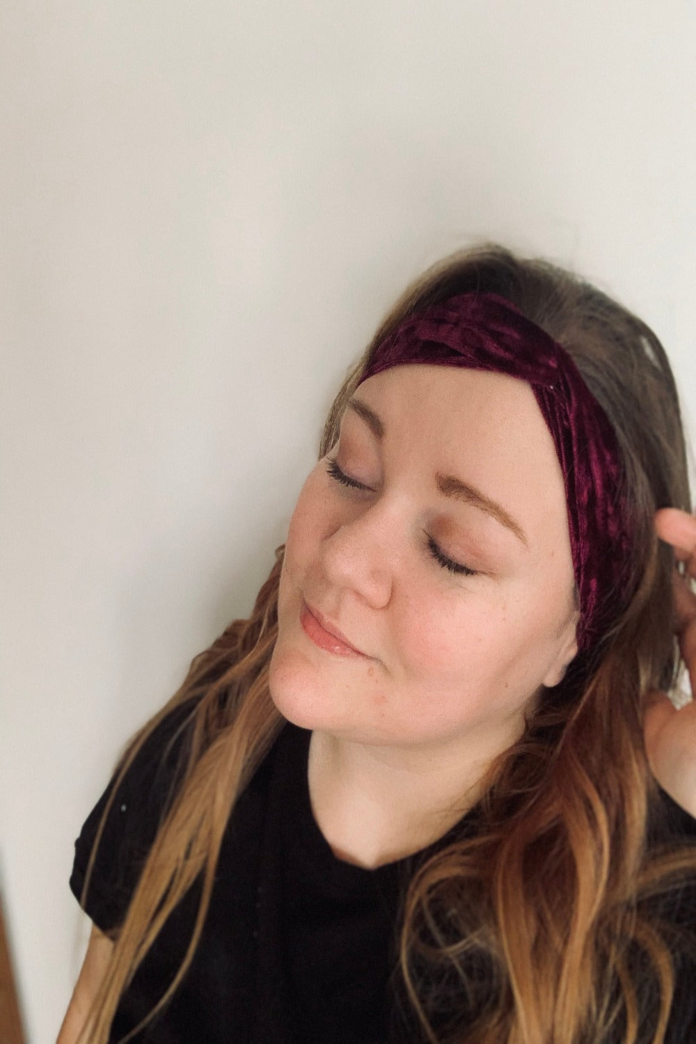 Velvet headbands, multiple color options
