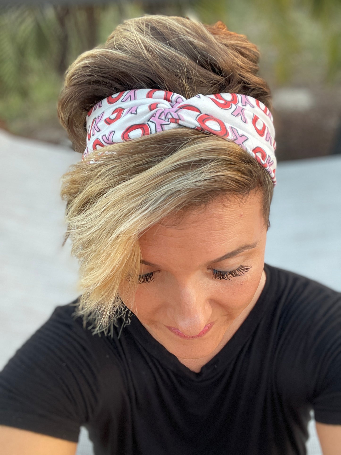 XOXO valentines headband