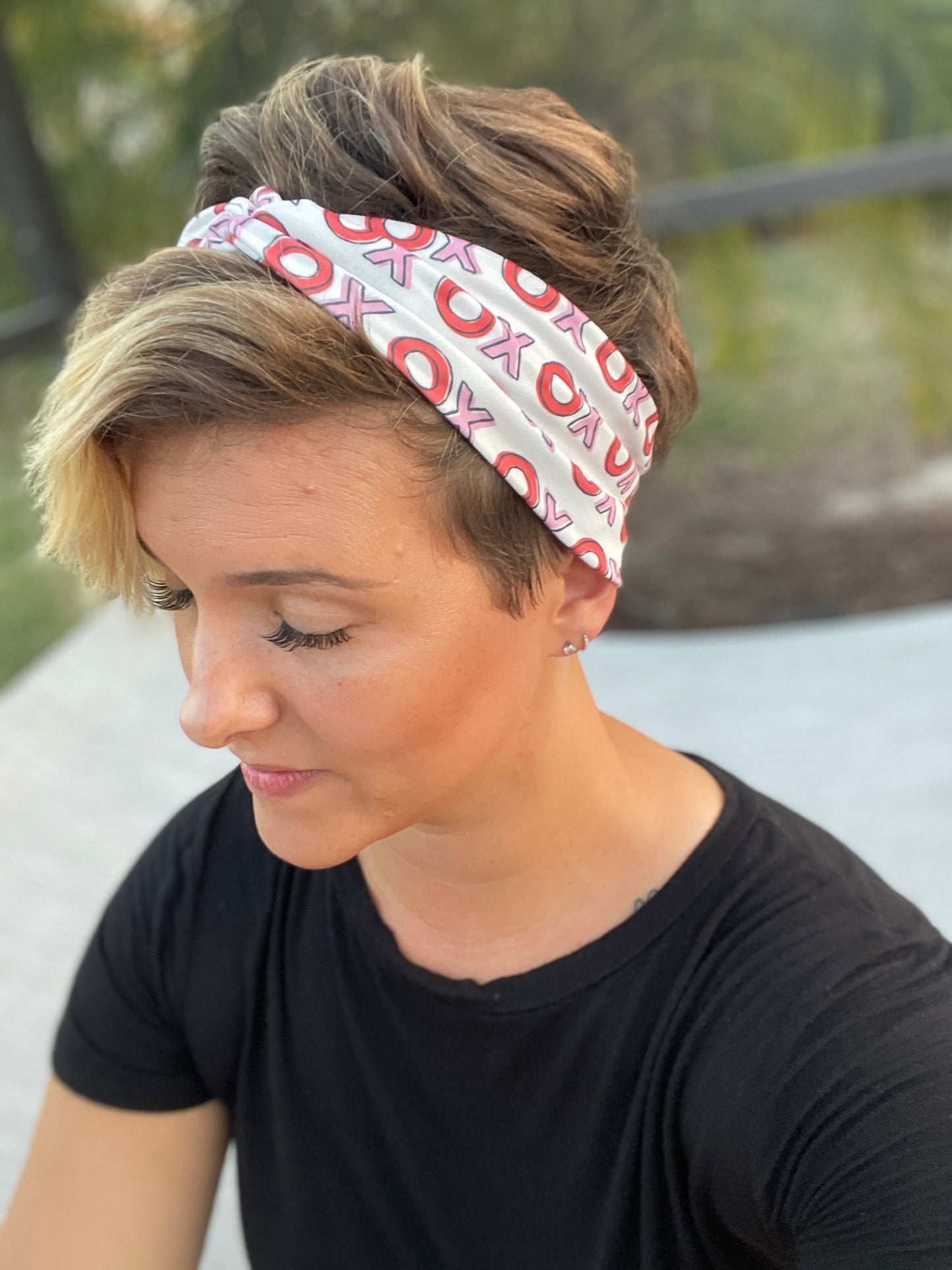 XOXO valentines headband